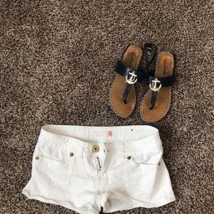 White Jeans Shorts